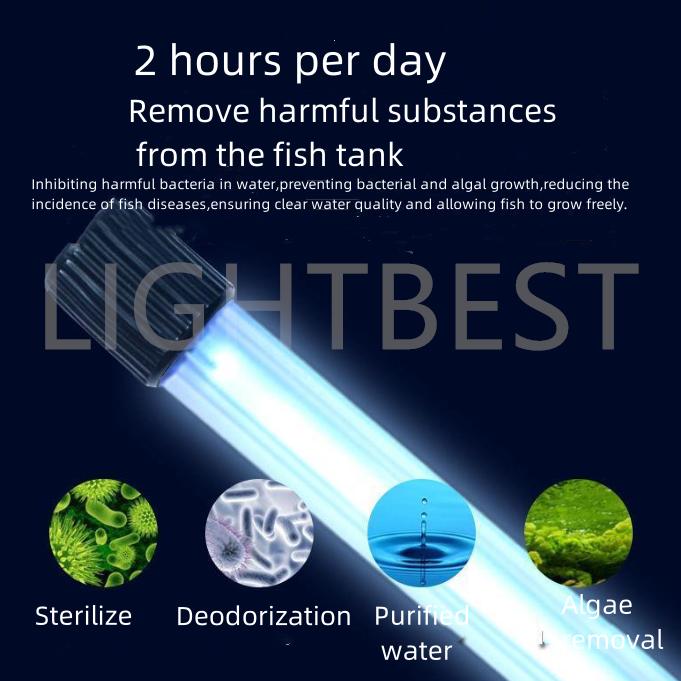 كيفية تركيب مصباح مبيد للجراثيم في حوض السمك